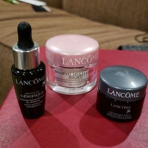 Lancome eye cream, concentrate and night cream